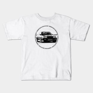 NISSAN SKYLINE GTS R31 Black 'N White 4 Kids T-Shirt